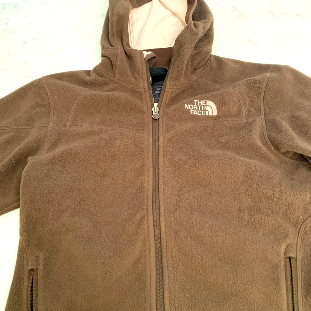 North Face Brown Fleece with good